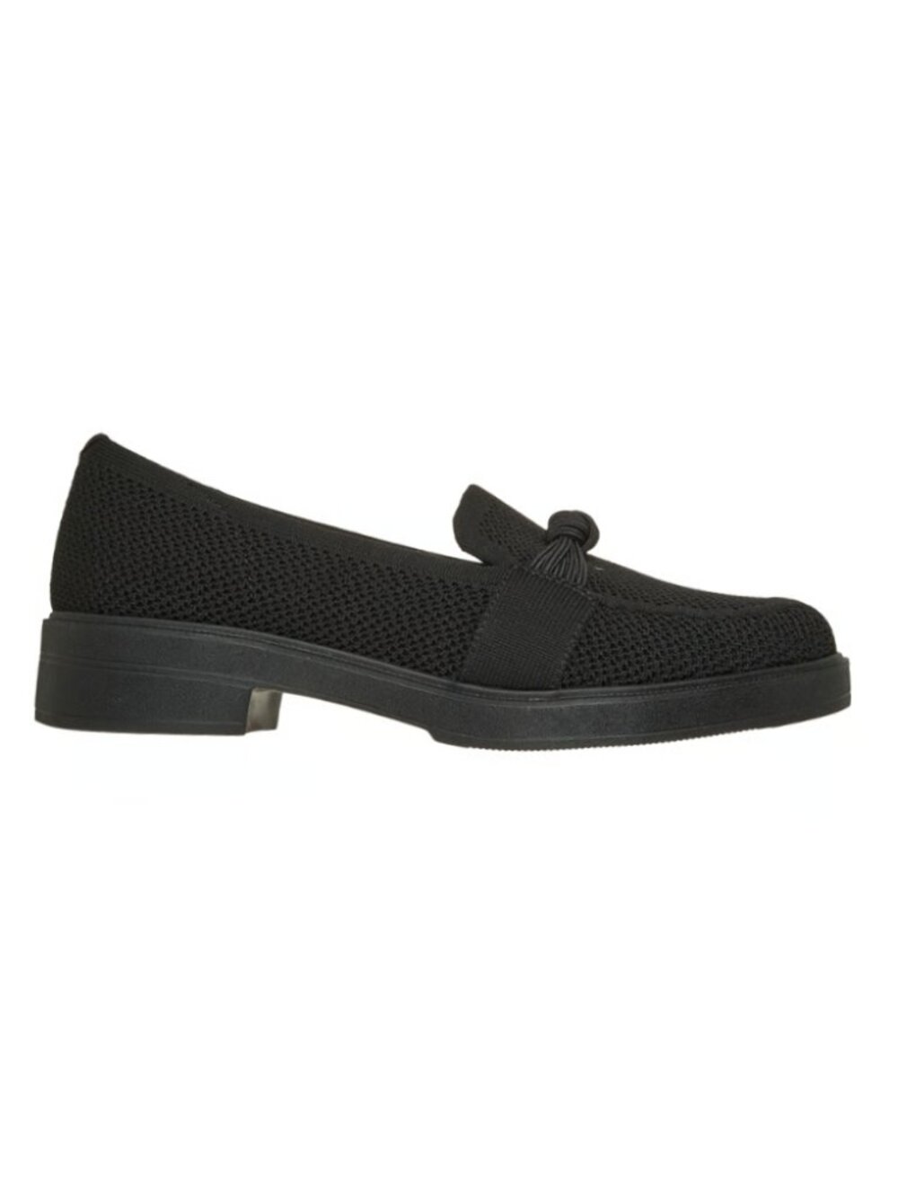 Skechers Womenโs Cleo Taylor โ Love Me Knot Stretch Fit Loafer Shoes โ Black